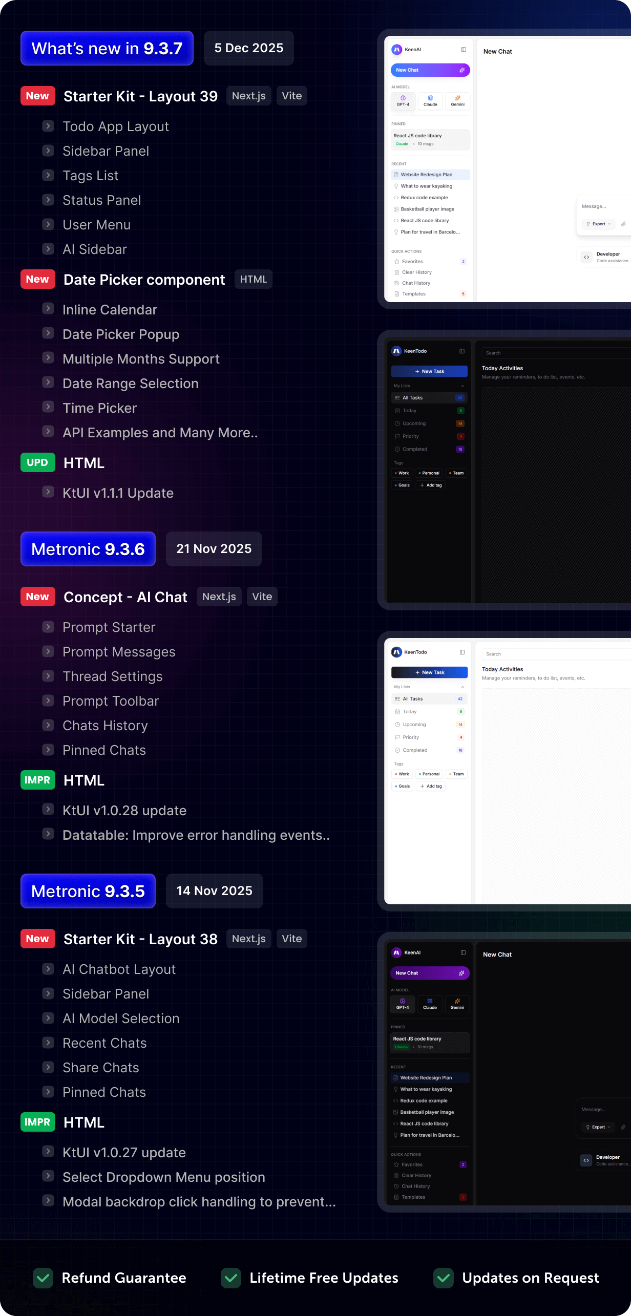 Metronic | Tailwind, Bootstrap, React, Next.js, Vue, Angular, Laravel Admin Dashboard HTML Template - 21
