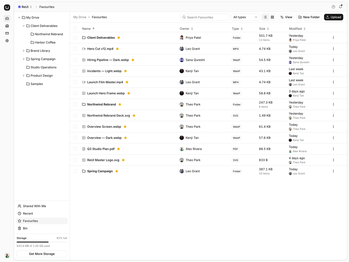 Filespace - Next.js Cloud Storage Template
