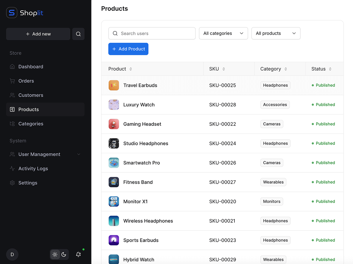 Shoplit - Next.js eCommerce Boilerplate