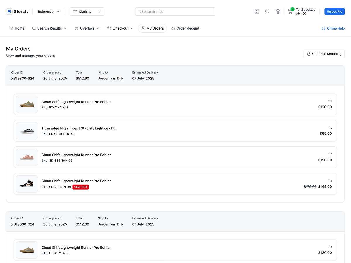 Storely - Next.js Shop Template