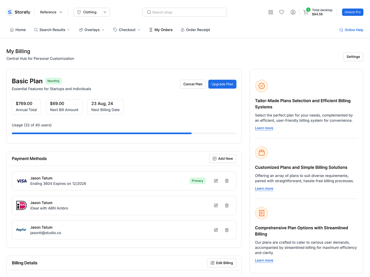 Storely - Next.js Shop Template