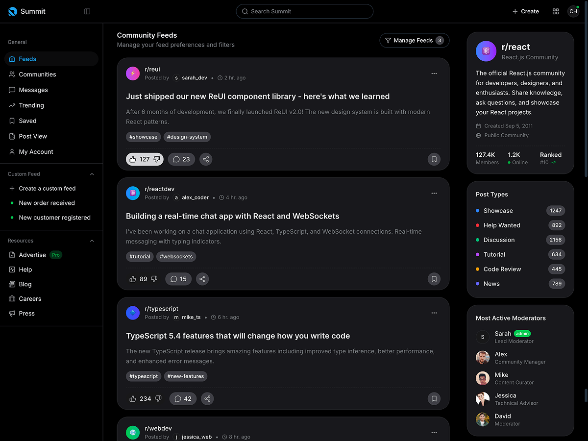 Summit - Next.js App Template